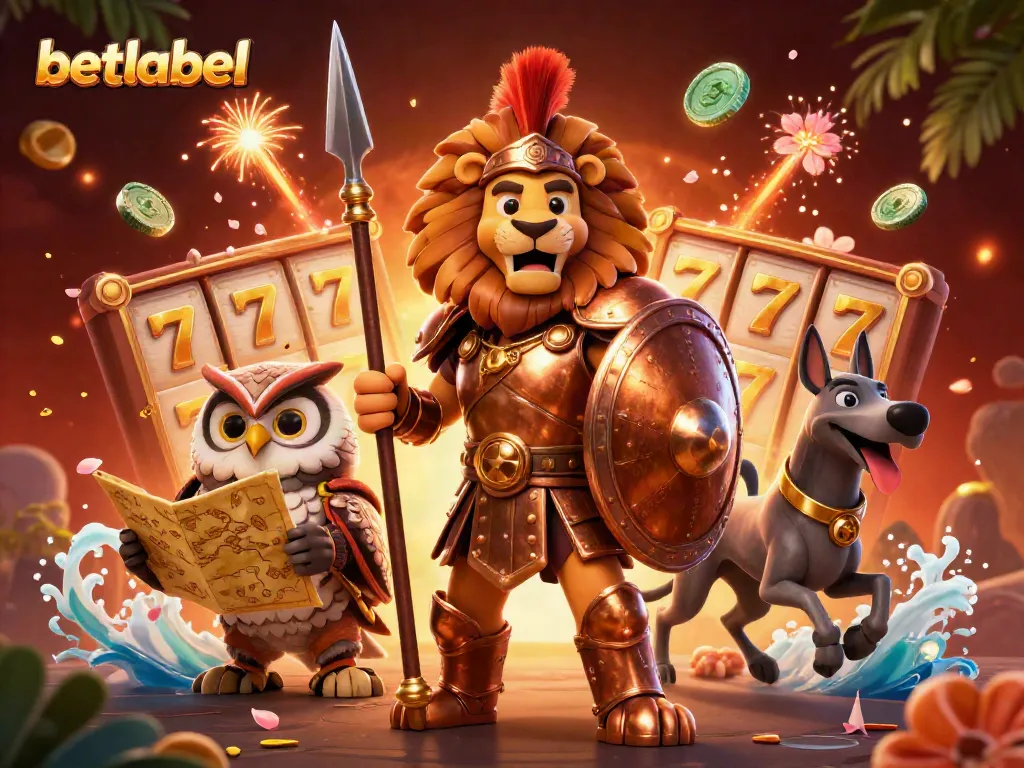 Experience the thrill of gaming with Betlabel's vibrant 3D casino scene, filled with action and excitement.